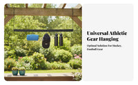 Nylon Strapping Hockey Gear Drying Rack Metal Hooks Hanging Drying Rack Multi Hook Strap Hanger Loop Top for Outdoor