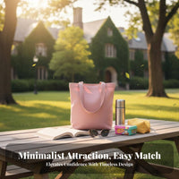 Vibrant Hues Small uniform Color Handbag Minimalist Design Portable Meal Pouch Lightweight Tote Bag adaptable for Students, Office Workers, everyday Use, School, Shopping, awaydoor excursion