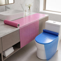 Disposable Toilet Seat Covers for Travel, PE Isolation Film for Hotel Toilet, Desktop, Washstand