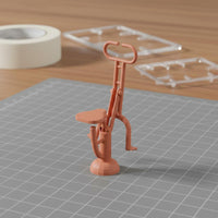1/64 Scale Fitness Equipment Resin Material Unpainted Gym Equipment Miniature High Detail Diorama Accessory for Dioramas