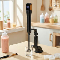 Electric Epoxy Resin Mixer Paint Mixer with Stand Compact Overhead Stirrer for Hobbyists, Workshops