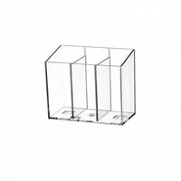 Multi-Compartment Tray Compartmentalized Design Narrow Cosmetic Tray for Vanity