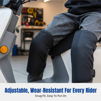Thermal Knee Pads, Thick Windproof Leg Warmers, Motorcycle Riding, Unisex, Fall Winter