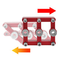 Alignment Markings Dowel Drilling Jig Clamp Screws 90-Degree Drill Guide Compact Power Tool Accessory Wear-Resistant