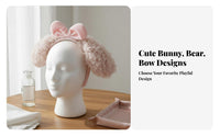Large Hare Ears Hair Hoop Cute Design Cuddly Hare Ears Hairband Soft & Comfortable Hare Ear Headband for Women, Adults, Cosplay, Easter, Parties
