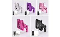 Cycle Rack Riser Bracket CNC-Machined Front Carrier Block with Clamp Fast-Release Bike Fork Mount for Cyclists, Commuters, Folding Bikes