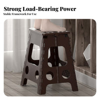 Foldable Design Foldable Step Stool Space-Saving Portable Seat Quick-Folding Household Furniture sturdyDuty for homeowners, RV Owners, Outdoor, Camping, Fishing, Garden