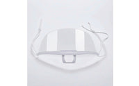 10 Pieces Hygienic Clear Mouth Guard with Ear Loops Adjustable Clear Face Mask with Chin Rests Lightweight Open Mouth Mask with Chin Rests Breathable for Food Service Workers, Servers, Receptionists, Restaurants, Kitchens, Salons