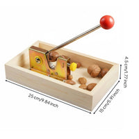 Labor-Saving Manual Walnut Sheller Easy to Use Macadamia Nut Opener Keeps Shelled Edibles Intact for Seniors