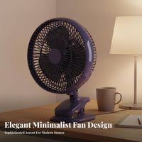 Stable Base Small Oscillating Fan Adjustable Tilt Head Oscillating Personal Fan Easy to Clean Portable Fan Circulator Multi-Speed Control for Office Workers, Students, Bedside, Bedroom, Dorm Room