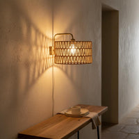 Natural Aesthetic Paper Rope Lamp Shade Versatile Use Boho Hanging Shade Easy Installation Lighting Accessory for Restaurant