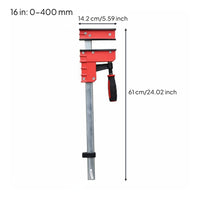 Heavy Duty Parallel Clamp High Clamping Force F Clamp Splicing Board Hand Tool Plastic Handle for Woodworkers, Workshop