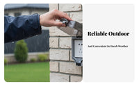 Waterproof Outlet Box Dustproof Weatherproof Outlet Box Easy Installation for Garden, Workshop, Bathroom