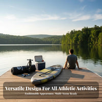 Inflatable Upright Paddleboard Lightweight Inflatable Upright Paddle Board Stand-up Paddleboard Board Kit Non-Slip Deck