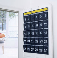 30-Pocket Oxford Cloth Wall-Mounted Phone Organizer