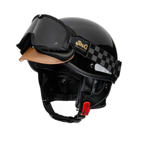 Ear Covers 3/4 Helmet Quick-Release Buckle Protective Gear for Riding