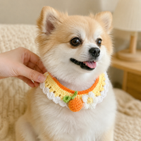 Cat Collar, Pet Collar, Knit, Cute Fruit Design, Adjustable 25-28cm