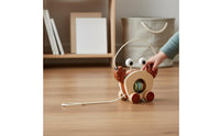 Fine Movement Skills Wooden Crab Pull Toy Hand-Eye Coordination Crab Bead Maze Toy Sensory Development Wooden Bead Maze Educational for Playroom