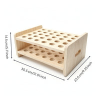 Wooden Scissors Storage Rack Wood Scissors Storage Rack Unfinished Wooden Desktop Organizer for Crafters, Classroom