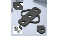 Trailer Hitch Adapter Plate Three-Point Hitch Adapter with Bolts Bolt-on Heavy Duty for Lawn Mower, Garden Tractor