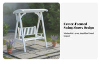 1:12 Scale Miniature Sleek Oscillation Finish Wooden Dollhouse Swing Vintage Design for Hobbyists, Diorama