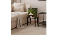 Push-Top Waste Bin with Stand Sealed Lid Elevated Kitchen Dustbin Large Capacity Rolling Garbage Can for Narrow Gaps, Bedroom