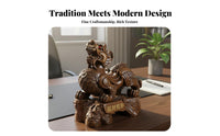 Feng Shui Wealth-Attracting Creature Decoration Auspicious Symbol Wealth-Attracting Creature Statue Feng Shui Statue Intricate