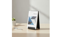 4 Pieces Brochure Holder Metal Brochure Display Stand Sturdy Literature Display Stand Exhibitors, Reception Desks, Retail Counters