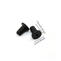 2 Pieces Flanged Piano Pedal Rod Bushing Plastic Piano Pedal Rod Sleeve Upright Rubber for Repair Shops
