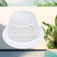 Durable Construction Pool Skimmer Filter Basket Reinforced Grid Pool Skimmer Basket Clog Avoidance Leaf Debris Catcher Deformation Resistant