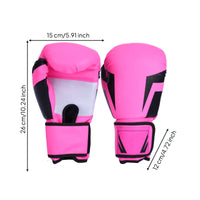 Multi Color Kids and Adult Boxing Gloves Thick Padding PU Leather Boxing Gloves Adjustable Straps Sparring Gear Set Long-Lasting for Adults, Sanda, Taekwondo