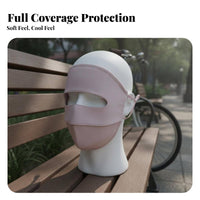 Full Face Sun Cover UPF 50 Protection Face Cover Cooling Facekini Lightweight Breathable Sunshade Cover Skin-Gentle