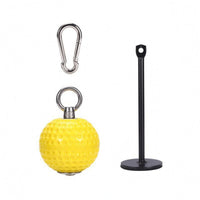 Dimpled Pull-up Grip Ball Hanging Loop Finger Strength Ball PU