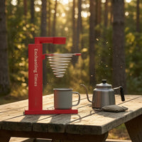 Foldable Pour-over Coffee Brewer Detachable Tabletop Coffee Brewer Food-Grade Kitchen Appliance BPAunrestricted