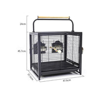 Car Mount Bird Enclosure with Perch Pet Supply Easy Transport for Outdoor
