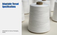 Heavy Duty Polyester Packing Thread, Bag Closing, Commercial Sewing Machine Thread, Durable, Smooth Finish