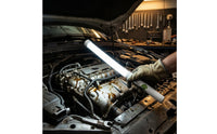 USB-C Rechargeable Flexible LED Work Light 3 Brightness Modes Mechanic Inspection Light High-Lumen Bendable Inspection Lamp Hands-Hands-Free for Roadside Repairs, Camping