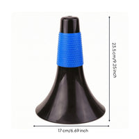 Weather Resistant Basketball Training Barrel Lightweight Agility Cone with Textured Sleeve Stackable Field Markers Flexible for Coaches, Athletes