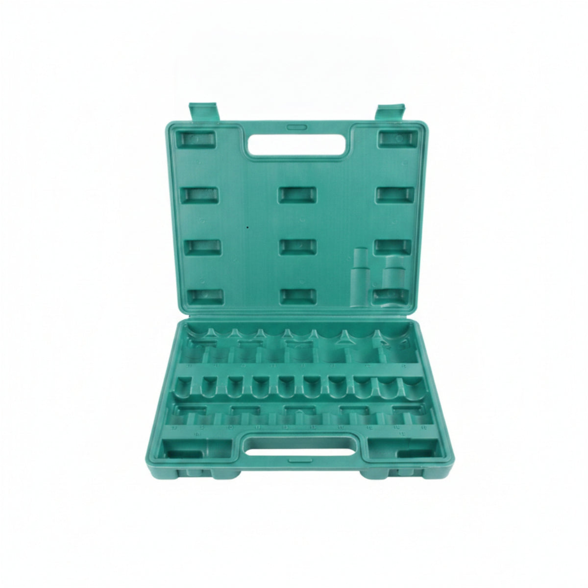 Socket Wrench Case Empty Tool Box with Handle Hard-Shell for Workshop