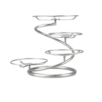 Tiered Serving Stand Multi-Level Spiral Serving Stand Tabletop Space-Saving for Hosts, Parties, Buffets