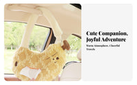 Space Saving Car Seat Back Tissue Bag Soft and Skin-Friendly Soft Car Tissue Holder Easy Reach for Drivers, Parents, Road Trips, Travel
