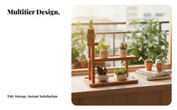 Multitier Design Tiered desert plant Rack Mobile with casters Tiered Plant Display Desktop accommodating Household Organizer Space-Saving for Home Decorators, Office Workers, Gift Givers, Balcony, Windowsill, desktop surface, Living Room