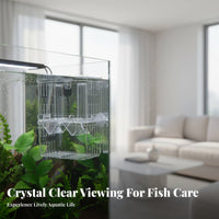 Aquatic Creature Breeding Box Protects Fry Aquatic Habitat Separation Box Aquatic Creature Breeding Hatchery Suction Holder