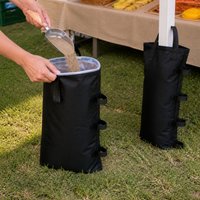 Outdoor Tent Canopy Sandbag Weights - Windproof Water-Filled Base for Advertising Signs & Umbrellas