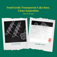 Transparent Cake Base Insert for Decorating