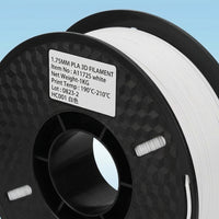 PLA Filament 1.75mm Diameter Printer 1KG Spool for Desktop Dimensional Accuracy for Prototyping Fused Deposition Modeling Printers for Hobbyists