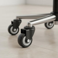 5 Pieces Steel Construction Swivel Caster Wheel Effortless Rolling Swivel Stem Casters Easy Installation Stool Roller Wheels Quiet for Garage