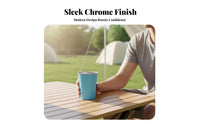 Food Grade Stainless Steel Cup Long-Lasting Stainless Steel Tumbler Shatterproof for Travelers, Commuters, Hiking, Everyday Use, Office