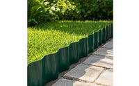 Wavy Garden Fence Edging Coiled Flexible Border Roll Decorative Plastic Garden Edging Rustproof for Gardeners, Homeowners, Flower Beds, Vegetable Patches