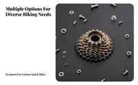 Screw-on Freewheel Wear-Resistant Mountain Bike Freewheel Cycle Flywheel Long-Lasting Multi-Speed Bike Cassette Effortless